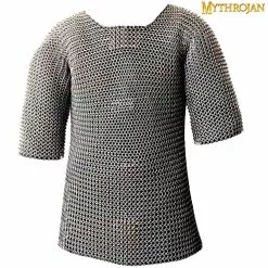 Mythrojan Camisa De Cota De Malla Con Cofia Medieval Caballero Armor Costume - Zinc Polish 10 Mythrojan Camisa De Cota De Malla Con Cofia Medieval Caballero Armor Costume - Zinc Polish -Armadura Ventas 52 1