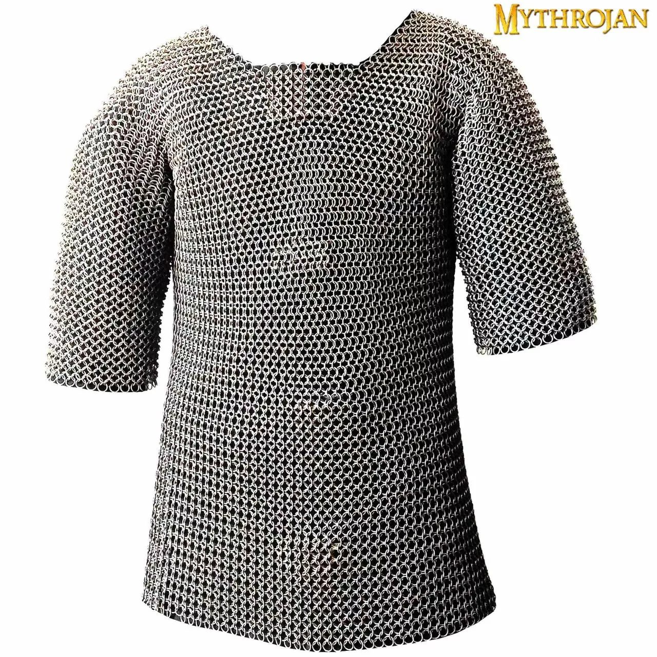 Mythrojan Camisa De Cota De Malla Con Cofia Medieval Caballero Armor Costume - Zinc Polish 5 Mythrojan Camisa De Cota De Malla Con Cofia Medieval Caballero Armor Costume - Zinc Polish - Imagen 3