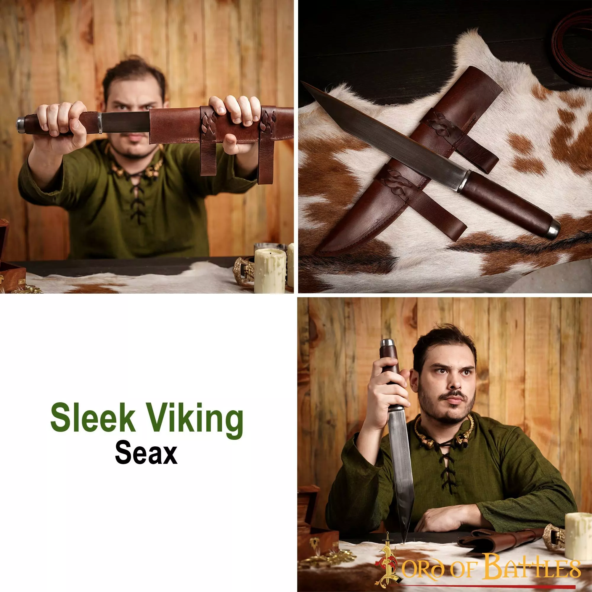 Elegante Hoja Vikinga Seax De Acero Al Carbono Recreaciones Históricas 7 Elegante Hoja Vikinga Seax De Acero Al Carbono Recreaciones Históricas - Imagen 5