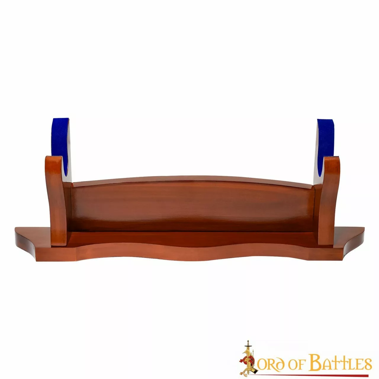 Soporte Para Hachas Y Espadas De Madera Auténtica De Un Solo Nivel Hecho A Mano 4 Soporte Para Hachas Y Espadas De Madera Auténtica De Un Solo Nivel Hecho A Mano - Imagen 2