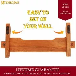Mythrojan Espada De Madera Maciza De Pie Espada Medieval De Pared De Montaje Samurai Espada De Pie Katana Espada Soporte Gladiador Espada De Pared Cruzado Espada De Pie Cuchillo -Armadura Ventas 6 1 1