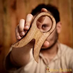 Soporte De Cuerno Medieval De Madera Hecho A Mano Con Madera Auténtica 13 Soporte De Cuerno Medieval De Madera Hecho A Mano Con Madera Auténtica -Armadura Ventas 6 1 2