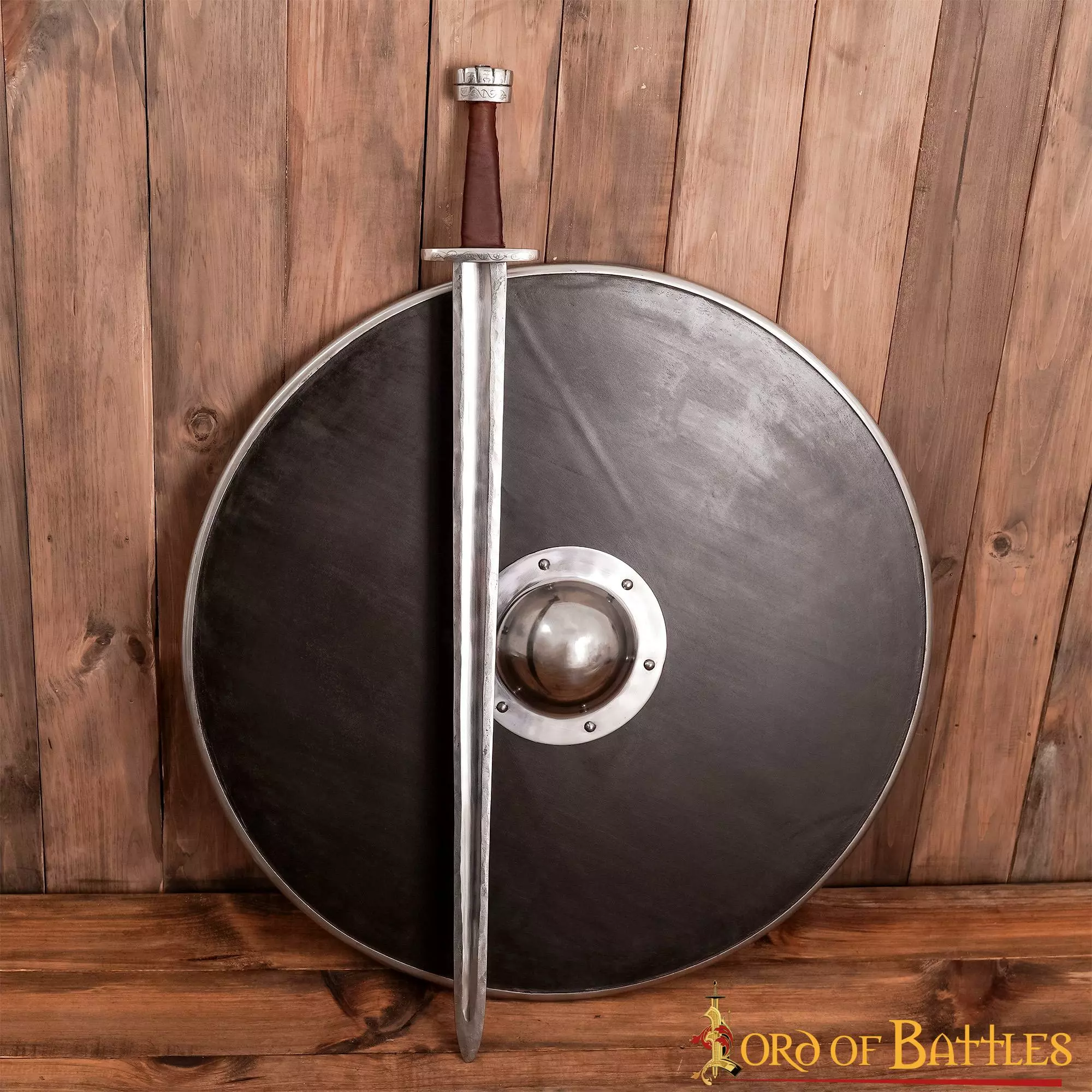 Espada Vikinga Del Siglo X Con Hoja De Acero Envejecido Y Vaina De Cuero 8 Espada Vikinga Del Siglo X Con Hoja De Acero Envejecido Y Vaina De Cuero - Imagen 6