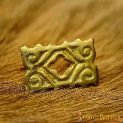 Latón Macizo Puro Quatrefoil Montaje En Piel Funcional Juego De 5 13 Latón Macizo Puro Quatrefoil Montaje En Piel Funcional Juego De 5 -Armadura Ventas 6 154 1