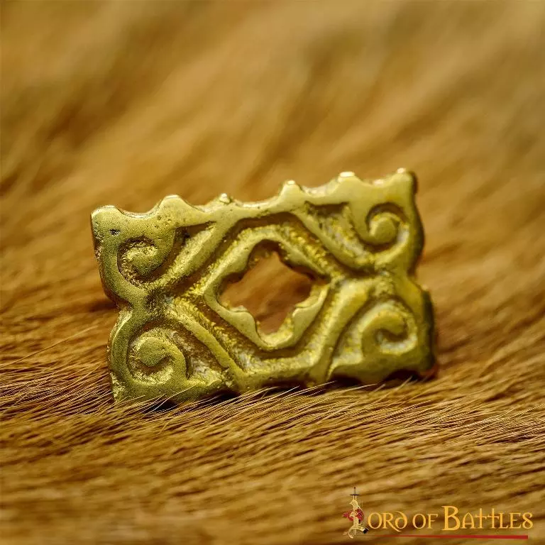 Latón Macizo Puro Quatrefoil Montaje En Piel Funcional Juego De 5 8 Latón Macizo Puro Quatrefoil Montaje En Piel Funcional Juego De 5 - Imagen 6