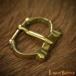 Hebilla Medieval De Latón Macizo Puro Juego De 5 Accesorios Funcionales -Armadura Ventas 6 161