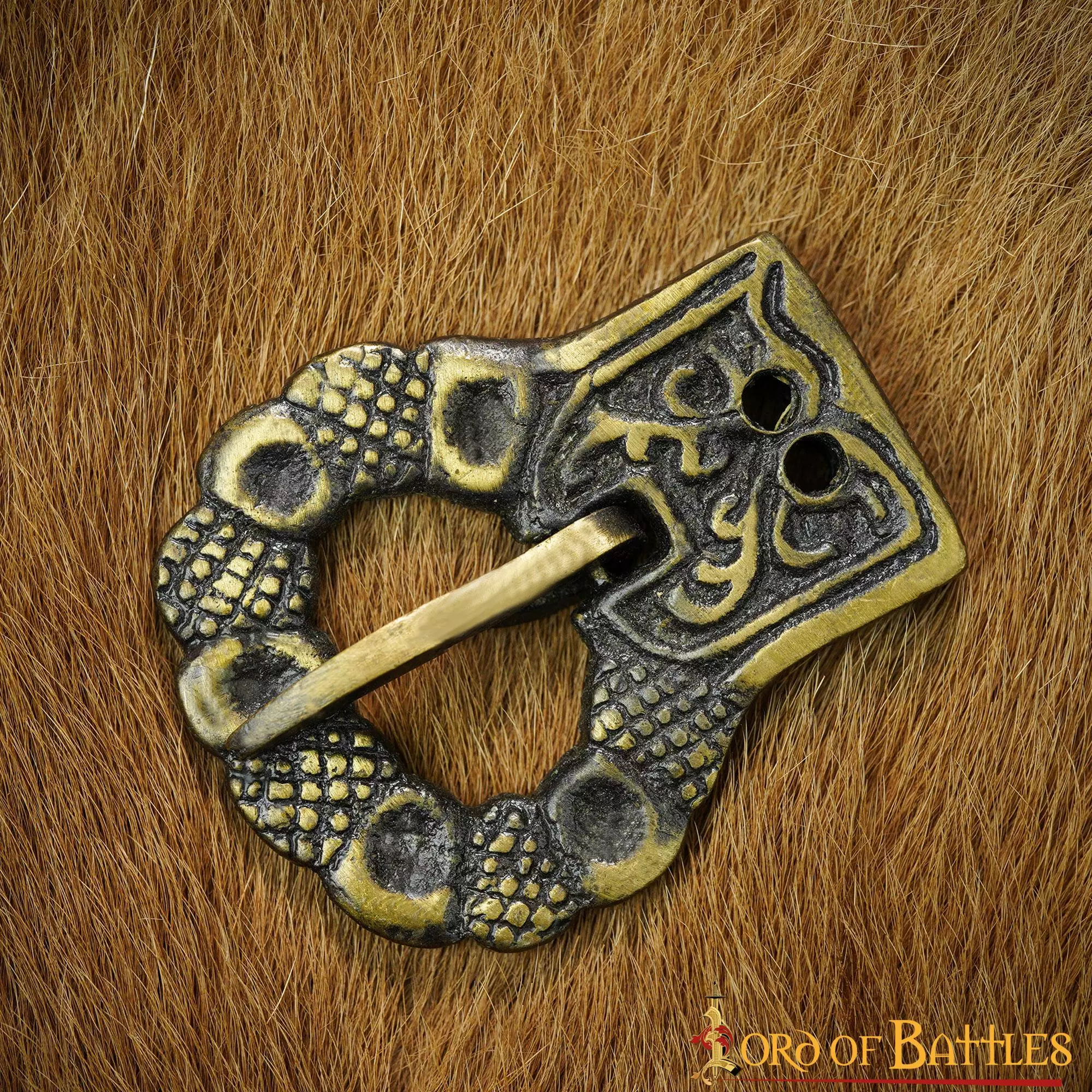 Hebilla De Cinturón Gótica De Latón Envejecido Juego Funcional De 5 8 Hebilla De Cinturón Gótica De Latón Envejecido Juego Funcional De 5 - Imagen 6