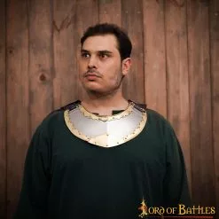 Húsar Gorget Armadura De Placas Con Latón De Calibre 16