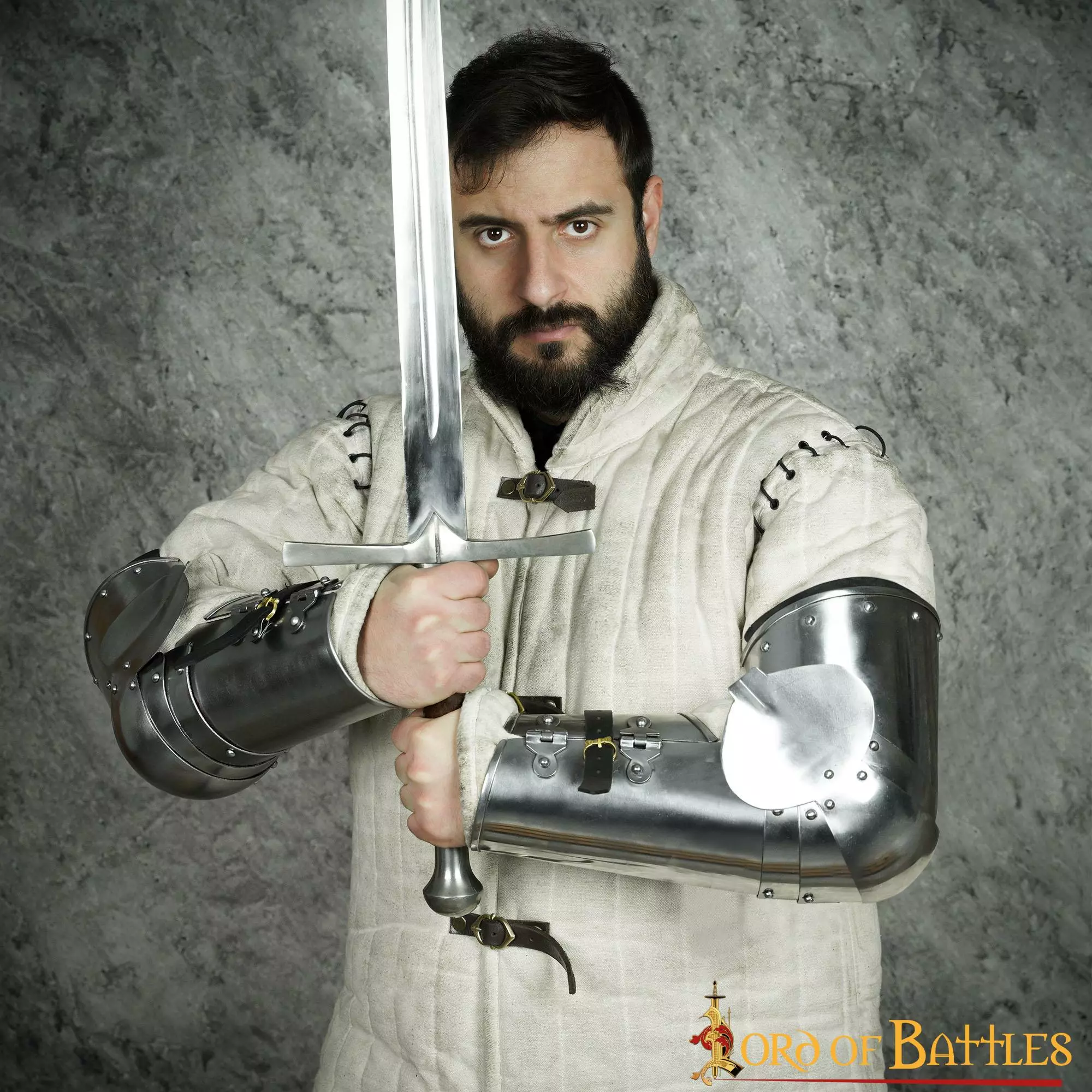 Armadura De Armas Medieval Tardía Vambraces Completamente Funcionales Calibre 16 8 Armadura De Armas Medieval Tardía Vambraces Completamente Funcionales Calibre 16 - Imagen 6