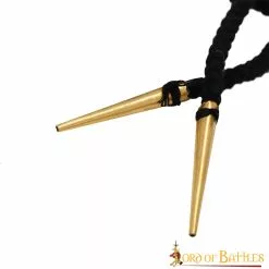 Juego De 10 Bengalas Medievales De Latón Macizo Con Tapa De Castillo -Armadura Ventas 6 45