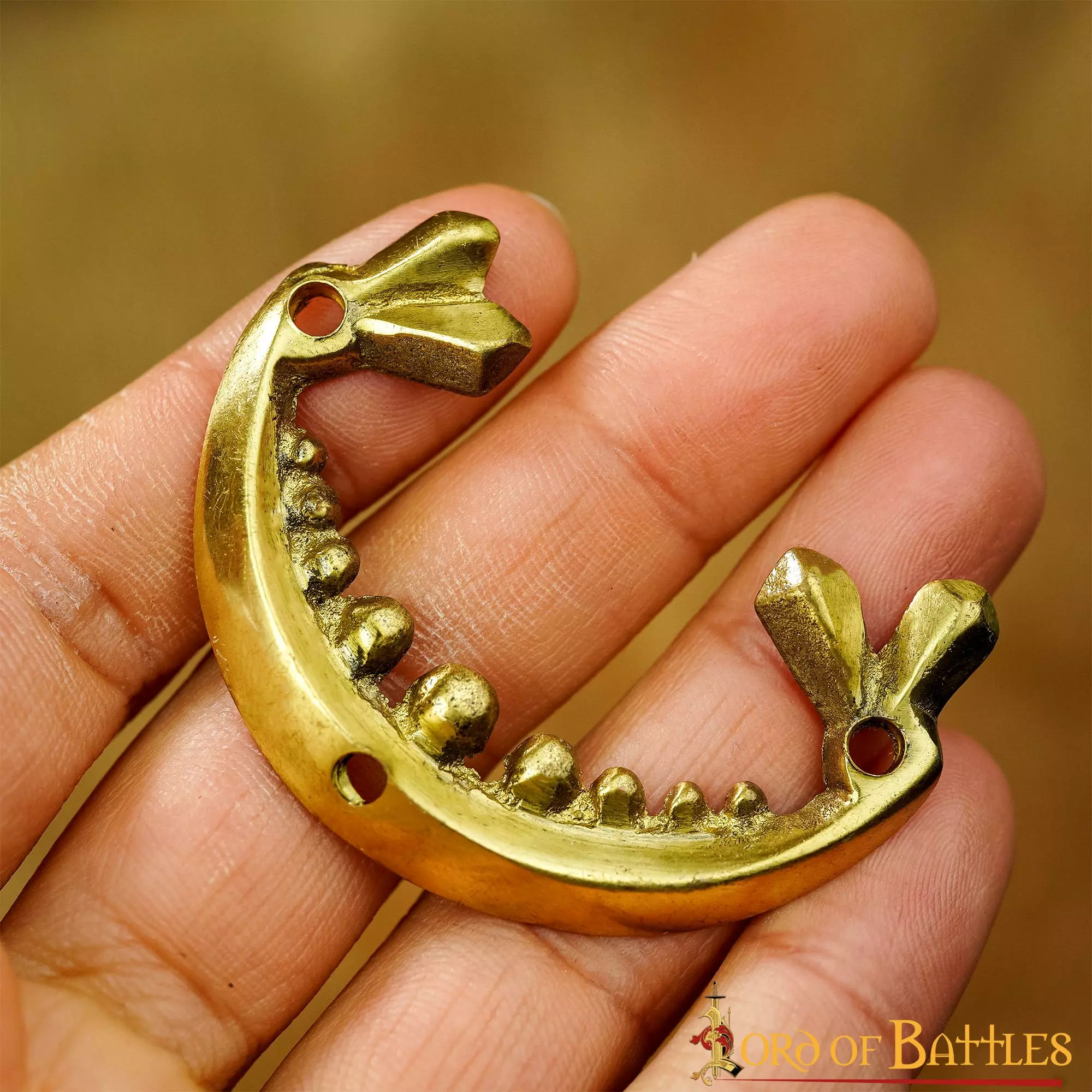 Juego De 2 Soportes Medievales De Latón Macizo Para Cinturón Accesorio Funcional 8 Juego De 2 Soportes Medievales De Latón Macizo Para Cinturón Accesorio Funcional - Imagen 6
