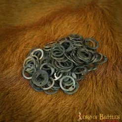 Anillos Planos De Titanio Sueltos Con Remaches De Cúpula DIY Chainmail Armor