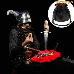 Bolsa Para Dados Y Accesorios Mythrojan "Dungeon Master" Con Cordón Ideal Para Dados De Varias Caras Siete Secciones -Armadura Ventas 6 DSC03126 1