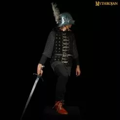 Mythrojan XII Al Siglo XV Zapatos Medievales De Cuero, Ideal Para SCA LARP Reenactment Ren Eventos Medievales Justas, Cuero De Grano Completo, Marrón 13 Mythrojan XII Al Siglo XV Zapatos Medievales De Cuero, Ideal Para SCA LARP Reenactment Ren Eventos Medievales Justas, Cuero De Grano Completo, Marrón -Armadura Ventas 6 DSC03164