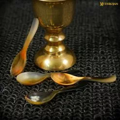 Mythrojan 4pcs Cucharas De Cuerno De Búfalo Acabado Pulido Hecho A Mano De Cuerno De Buey Genuino Accesorio De Cuerno Totalmente Funcional Para Recreaciones 13 Mythrojan 4pcs Cucharas De Cuerno De Búfalo Acabado Pulido Hecho A Mano De Cuerno De Buey Genuino Accesorio De Cuerno Totalmente Funcional Para Recreaciones -Armadura Ventas 6 DSC08255