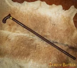 Bastón Vintage Hecho A Mano De Auténtica Madera Dura -Armadura Ventas 60272 4