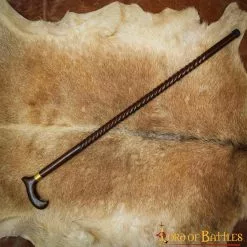 Bastón Vintage Hecho A Mano De Auténtica Madera Dura -Armadura Ventas 60272 5