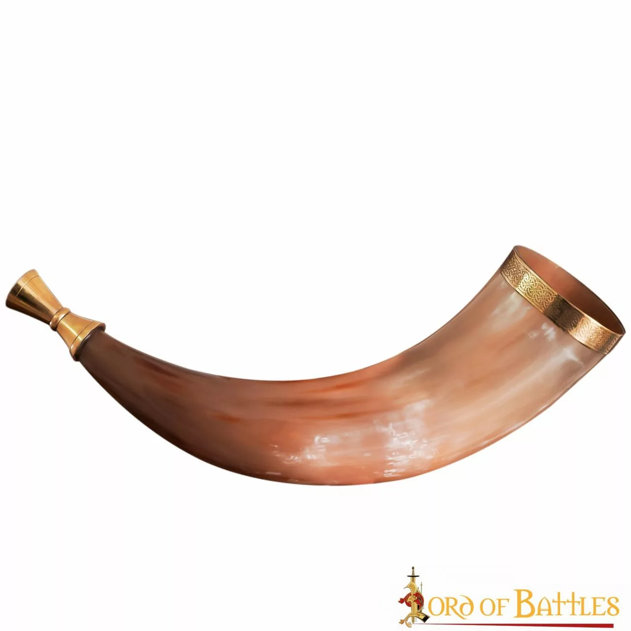 Heimdall Gjallarhorn Trompeta De Cuerno Totalmente Real Con Accesorios De Latón Puro 4 Heimdall Gjallarhorn Trompeta De Cuerno Totalmente Real Con Accesorios De Latón Puro - Imagen 2