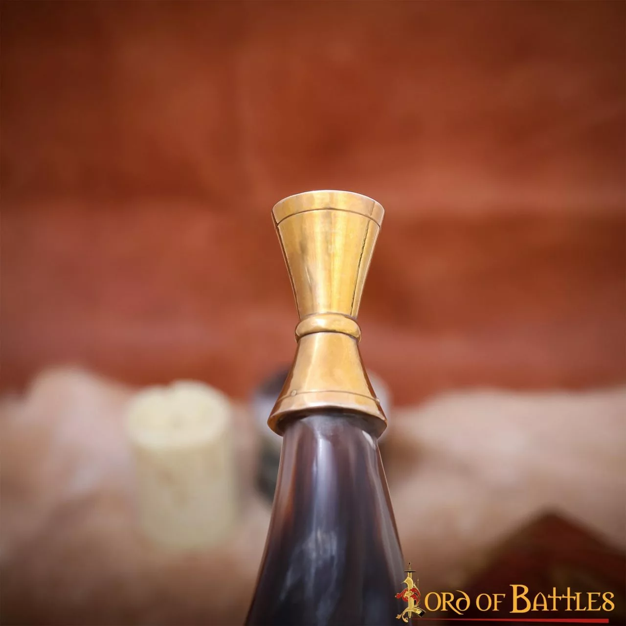 Heimdall Gjallarhorn Trompeta De Cuerno Totalmente Real Con Accesorios De Latón Puro 8 Heimdall Gjallarhorn Trompeta De Cuerno Totalmente Real Con Accesorios De Latón Puro - Imagen 6