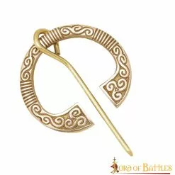Fíbula Celta De Latón Puro