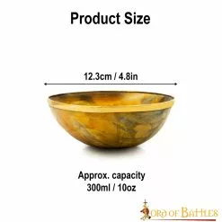 El Vikingo Banquete Tazón De Cuerno Con Borde De Latón Puro Accesorio De Cuerno Genuino 10 El Vikingo Banquete Tazón De Cuerno Con Borde De Latón Puro Accesorio De Cuerno Genuino -Armadura Ventas 60550 3