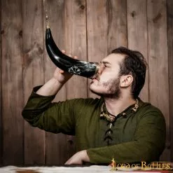 Cuerno Para Beber Vikingo Medieval Cuerno De Buey Auténtico Con Vegvisir Grabado 13 Cuerno Para Beber Vikingo Medieval Cuerno De Buey Auténtico Con Vegvisir Grabado -Armadura Ventas 60573 4