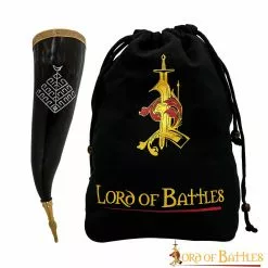 Cuerno Para Beber Vikingo Con Diseño Yggdrasil Grabado Hecho A Mano Cuerno De Buey Auténtico