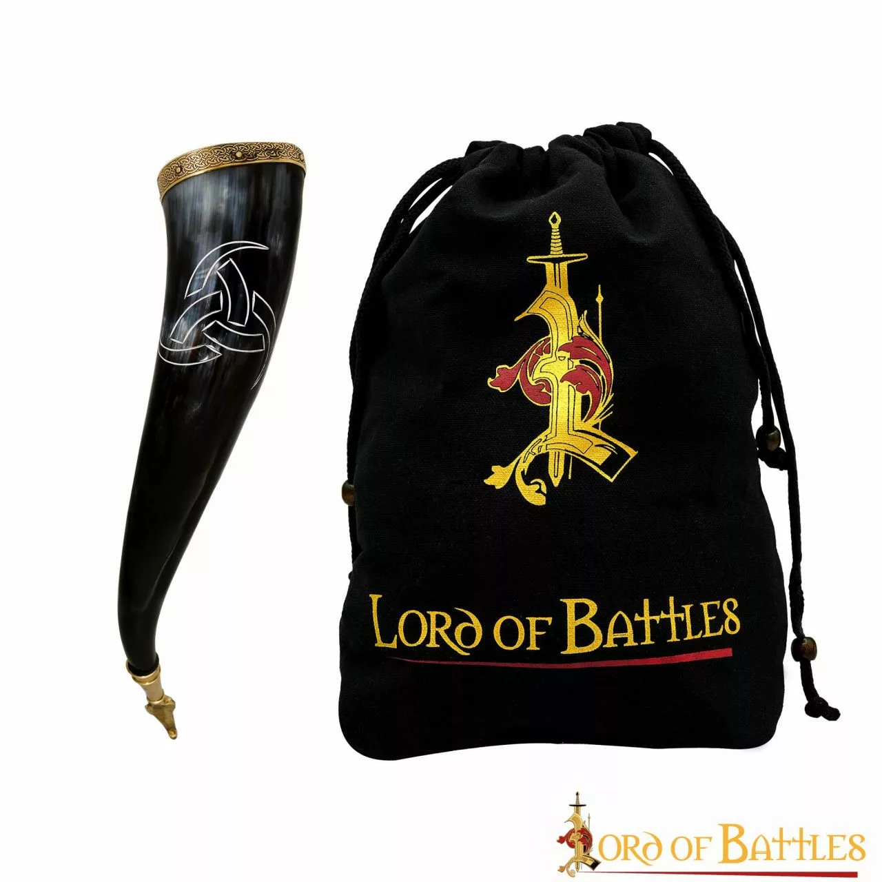 Cuernos Triples De Odín Cuerno Para Beber Con Accesorios De Latón Cuerno De Buey Auténtico 3 Cuernos Triples De Odín Cuerno Para Beber Con Accesorios De Latón Cuerno De Buey Auténtico