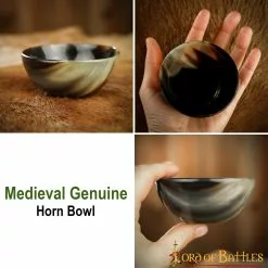 Cuenco Medieval Vikingo Accesorio Artesanal De Cuerno De Buey Auténtico -Armadura Ventas 60671 pattern 2