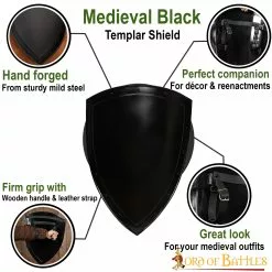 Escudo Templario Medieval Forjado A Mano Y Personalizable 11 Escudo Templario Medieval Forjado A Mano Y Personalizable -Armadura Ventas 60913BKpattern 1
