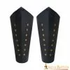Brazales De Cuero De Guerrero Medieval De Fantasía -Armadura Ventas 6103BK 1