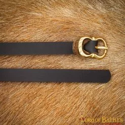 Cinturón De Cuero Liso Para Reenactments LARP -Armadura Ventas 6407BR 5