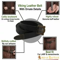 Cinturón Medieval De Cuero Auténtico Trabajo De Nudos Vikingos En Herrajes De Latón Envejecido 11 Cinturón Medieval De Cuero Auténtico Trabajo De Nudos Vikingos En Herrajes De Latón Envejecido -Armadura Ventas 6417 pattern 1 1