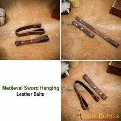 Cinturones Para Colgar Espadas Medievales Hechos A Mano Con Cuero Auténtico 12 Cinturones Para Colgar Espadas Medievales Hechos A Mano Con Cuero Auténtico -Armadura Ventas 6517CBR pattern 2
