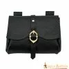 Riñonera Medieval De Cuero Auténtico Para El Mensajero -Armadura Ventas 6714BK 1 1