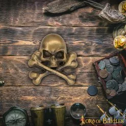 Calavera De Latón Envejecido Montura De Cuero Para Cosplay O LARP Accesorio Funcional -Armadura Ventas 6812 0002 Group 6 copy