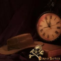 Calavera De Latón Envejecido Montura De Cuero Para Cosplay O LARP Accesorio Funcional -Armadura Ventas 6812 0003 Group 5 copy