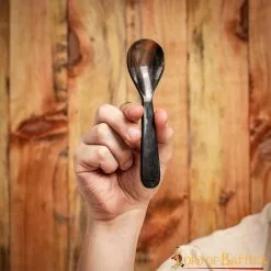 Juego De 4 Cucharas De Cuerno Auténtico Vikingo Accesorio De Cuerno Auténtico Hecho A Mano -Armadura Ventas 7 12