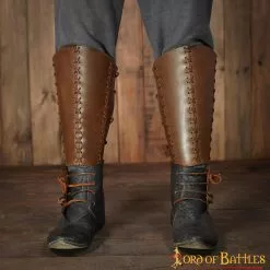 Grebas De Cuero Auténtico Ranger Of The Woods Para Proteger Las Piernas -Armadura Ventas 7 130
