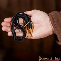 Aiglets De Latón Puro Con Cuerdas De Algodón Negro 13 Aiglets De Latón Puro Con Cuerdas De Algodón Negro -Armadura Ventas 7 139