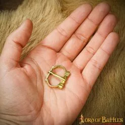 Hebilla Medieval De Latón Macizo Puro Juego De 5 Accesorios Funcionales -Armadura Ventas 7 153