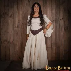 Vestido Medieval De Algodón Ligero Para Doncella De Campo