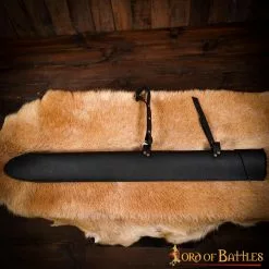 Funda De Cuero Genuino Hecha A Mano Para Espadas LARP 13 Funda De Cuero Genuino Hecha A Mano Para Espadas LARP -Armadura Ventas 7 41