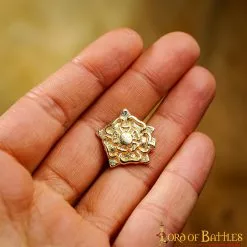 Juego De 5 Soportes De Cinturón De Latón Puro Tudor Rose 12 Juego De 5 Soportes De Cinturón De Latón Puro Tudor Rose -Armadura Ventas 7 59