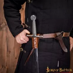 Rana Medieval De Cuero Genuino Para Espadas Hachas Y Dagas -Armadura Ventas 7 62