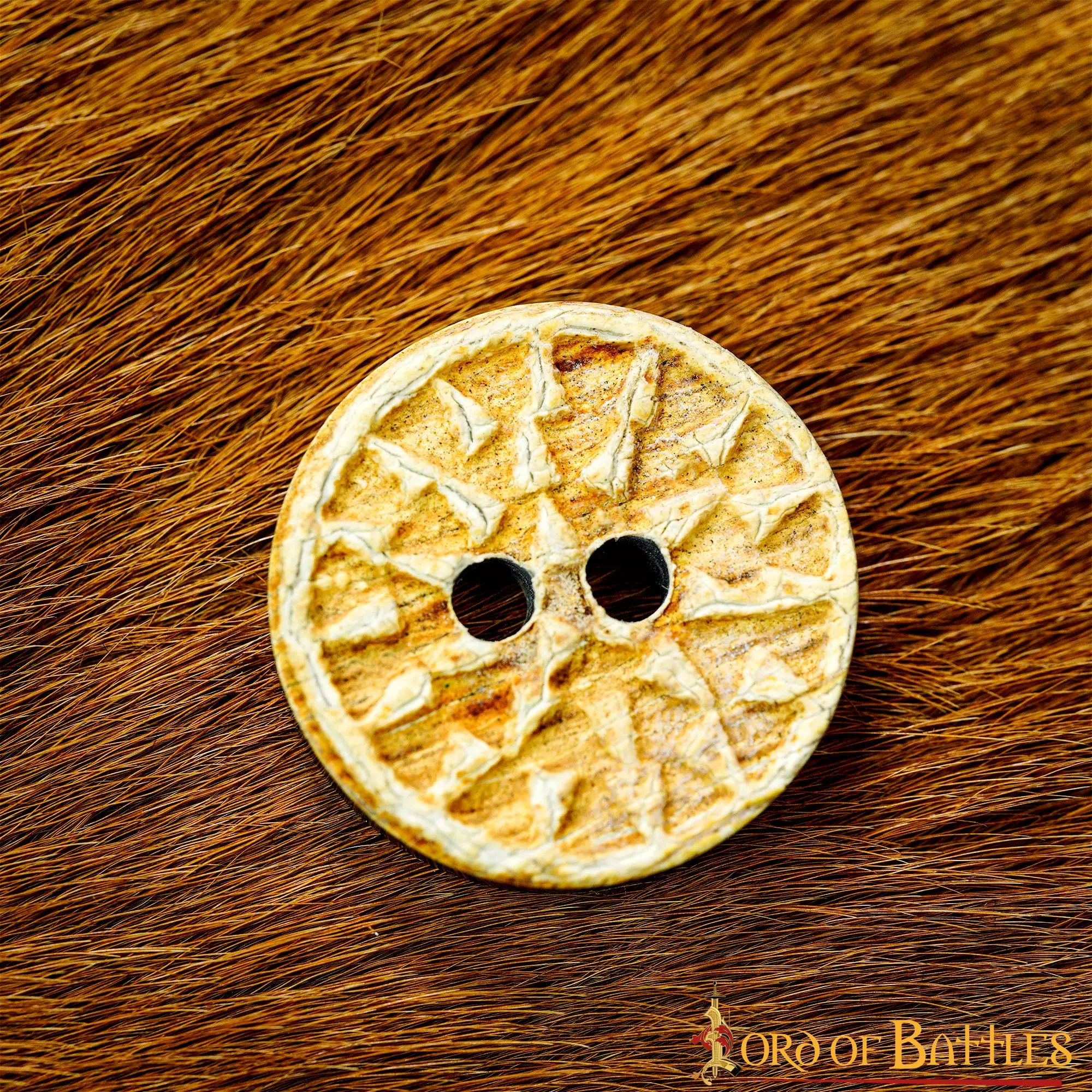 Juego De 5 Botones Medievales De Cuerno De Búfalo Auténtico Hechos A Mano 7 Juego De 5 Botones Medievales De Cuerno De Búfalo Auténtico Hechos A Mano - Imagen 5