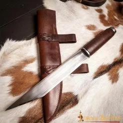 Elegante Hoja Vikinga Seax De Acero Al Carbono Recreaciones Históricas 13 Elegante Hoja Vikinga Seax De Acero Al Carbono Recreaciones Históricas -Armadura Ventas 7 81