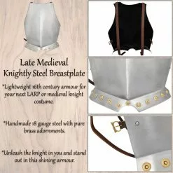 Coraza De Caballero Renacentista De Acero -Armadura Ventas 700262 L Pattern 2