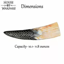 El Cuerno De Hoja Para Beber Con Diseño Tallado A Mano -Armadura Ventas 700278 2