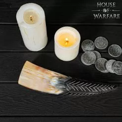 El Cuerno De Hoja Para Beber Con Diseño Tallado A Mano -Armadura Ventas 700278 3 1